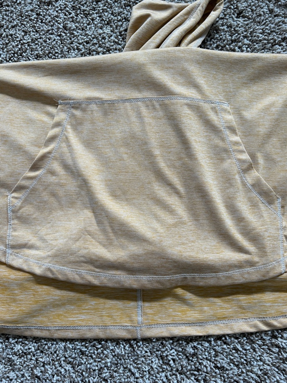 Eddie Bauer Women’s XL Loose Fit Lightweight Pullover Hoodie w/ Pouch - Yellow - Picture 10 of 15